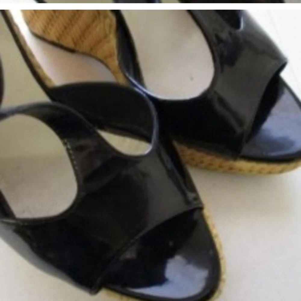 Bally leather wedge sandals. - Picture 3 of 7